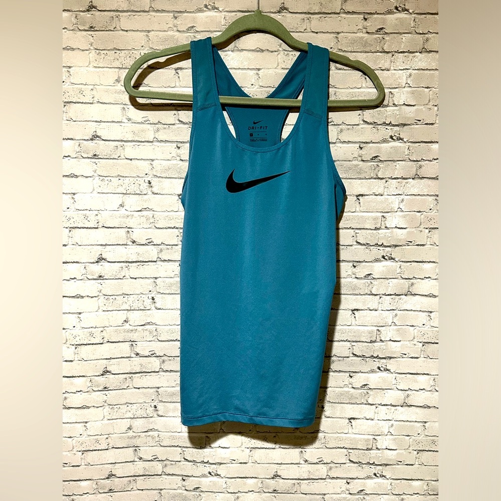 Nike Dri Fit Cerulean Blue Workout Tank Medium (M)